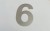 Numer na dom ze stali nierdzewnej cyfra 6 - 14 cm.jpg