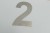Numer na dom ze stali nierdzewnej cyfra 2 - 14 cm.jpg