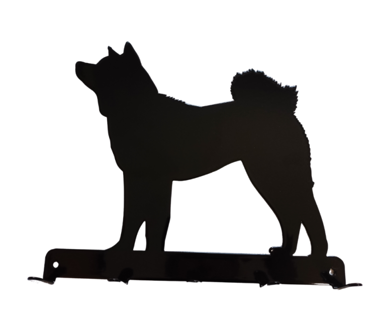 wieszak na klucze pies Akita 1 25 cm.png
