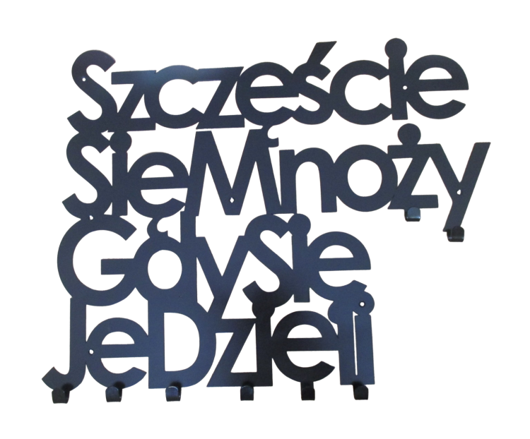 Wieszak na zamówienie specjalne szczęście się mnoży gdy się je dzieli.png