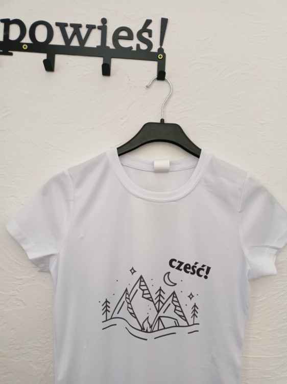 Koszulka damska z nadrukiem Cześć W górach rozmiar M 2.jpg