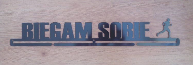 Wieszak na medale Biegam sobie.jpg