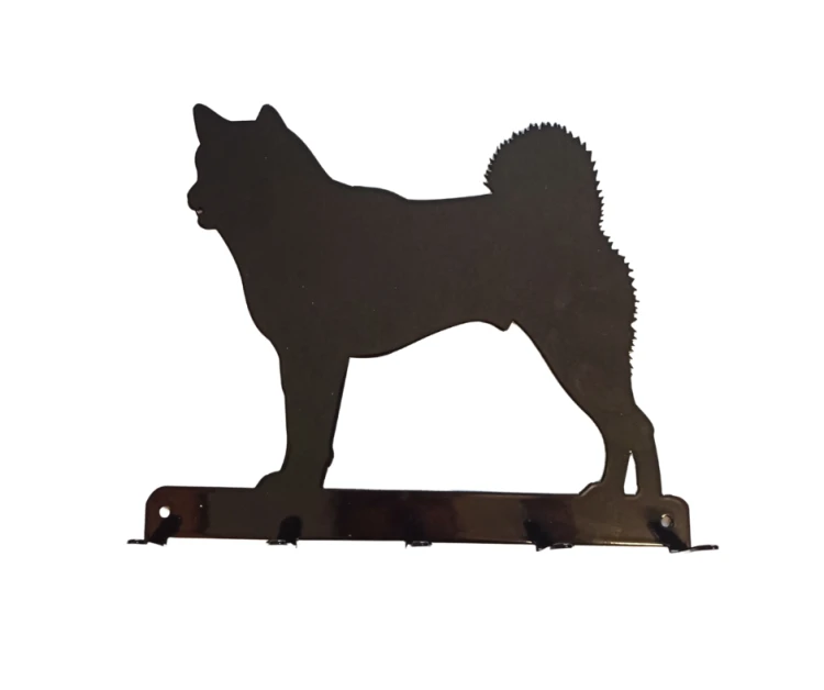 wieszak na klucze pies Akita 2 25 cm.png