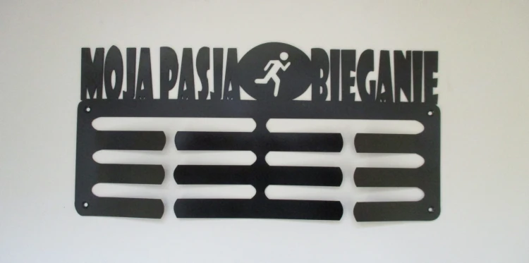 Wieszak na medale Moja Pasja Bieganie.JPG