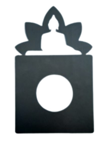 Ramka pod włącznik światła gniazdo BUDDA lotos.png