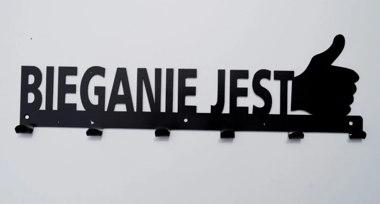 Wieszak Bieganie jest OK! Lubię To!.JPG
