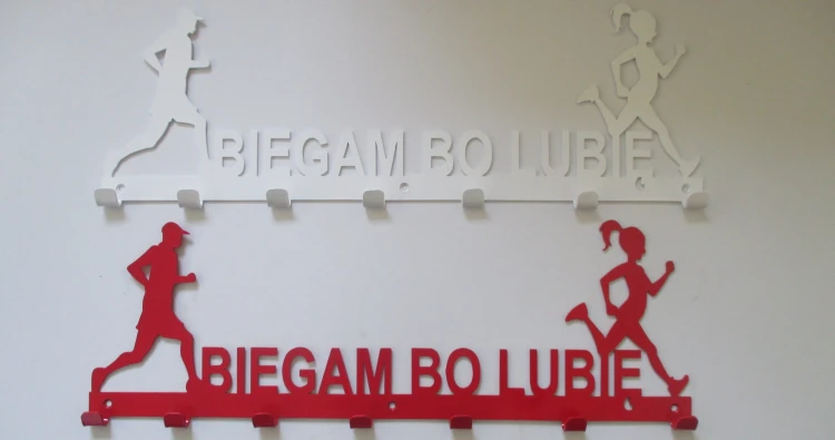 Wieszak Biegam Bo Lubię Ona I On.JPG