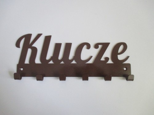 Wieszak z napisem Klucze.JPG